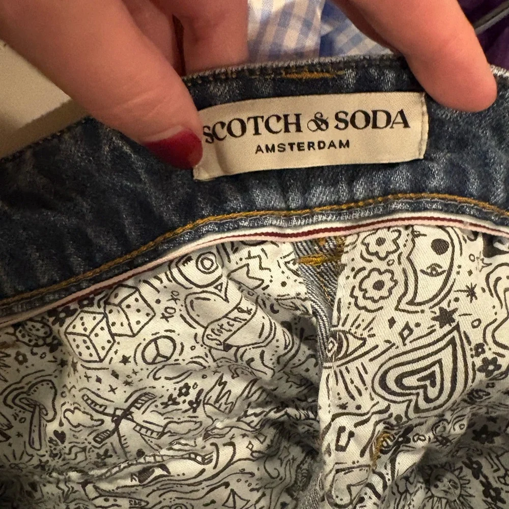 Scotch & Soda Denim Blue Jean Shorts